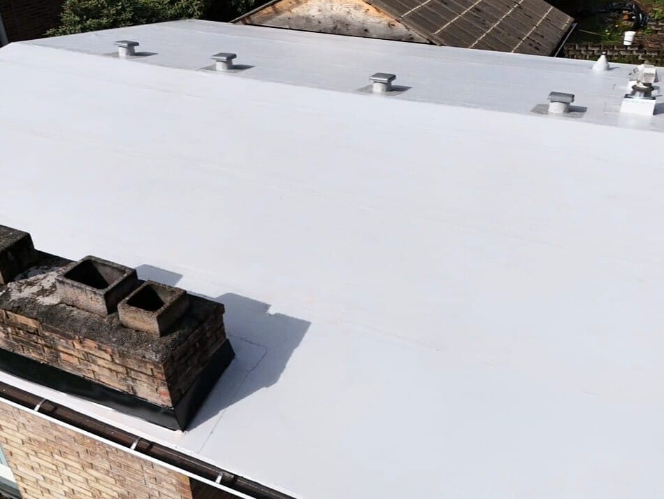 Commercial flat roof
