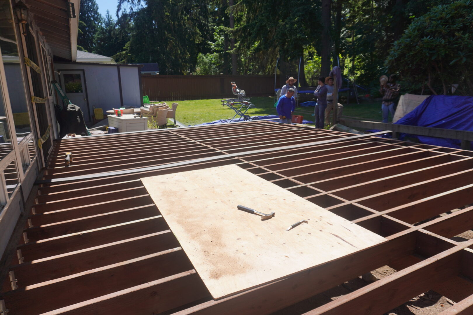 Completed deck project