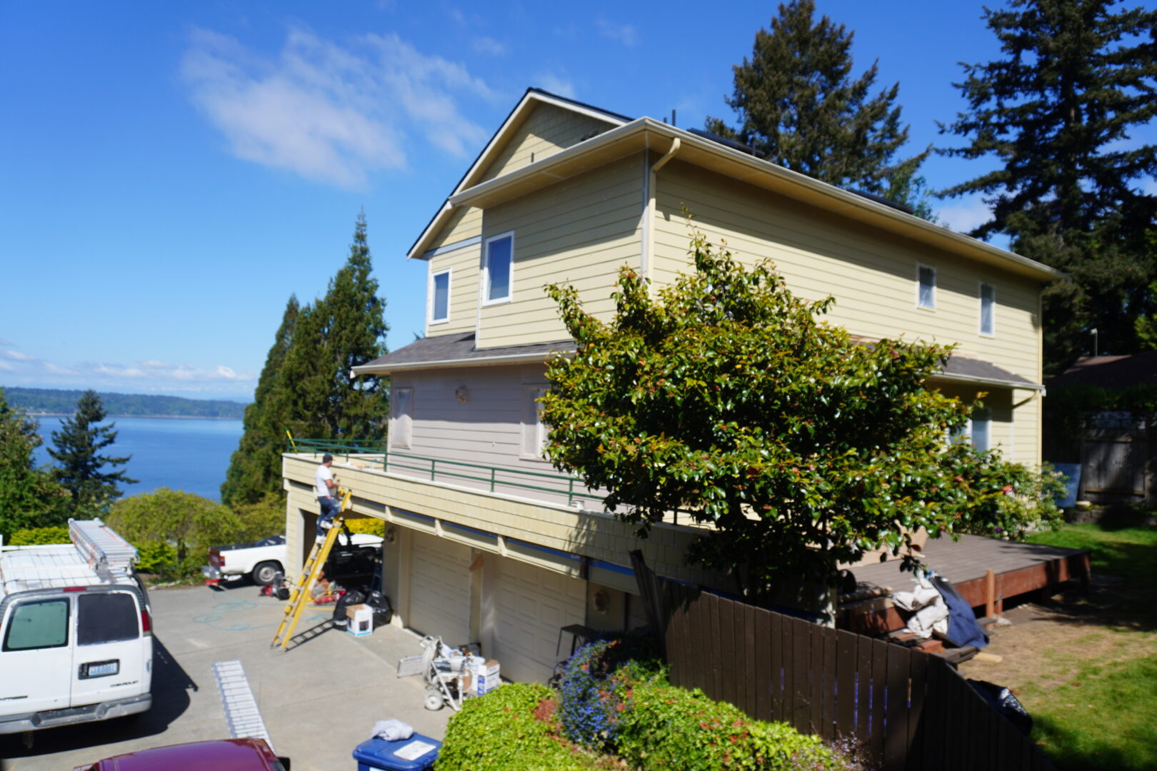 PNW home with new siding installation